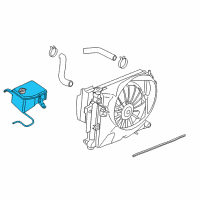 OEM 2008 Jeep Commander Bottle-COOLANT Recovery Diagram - 55038011AB