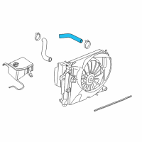 OEM Jeep Grand Cherokee Hose-Radiator Outlet Diagram - 55116870AC