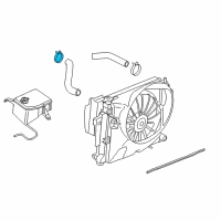 OEM 2003 Jeep Grand Cherokee Clamp-Hose Diagram - 55037990AA