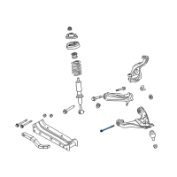 OEM 2004 Ford Explorer Lower Control Arm Bolt Diagram - -W711505-S439