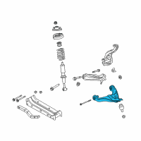 OEM Ford Explorer Lower Control Arm Diagram - 7L2Z-3079-AB