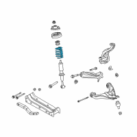 OEM 2009 Ford Explorer Coil Spring Diagram - 9L2Z-5310-A