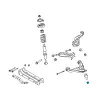 OEM 2014 Ford Special Service Police Sedan Lower Control Arm Nut Diagram - -W714890-S440