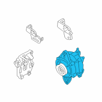 OEM 2004 Nissan Sentra Alternator Assembly Diagram - 23100-4Z400