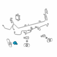 OEM 2022 Toyota Prius AWD-e Park Sensor Diagram - 89341-58070-C4