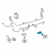 OEM 2021 Toyota Prius AWD-e Park Sensor Diagram - 89341-48040-B7