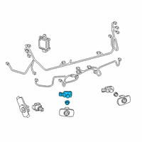 OEM 2022 Toyota Prius Park Sensor Diagram - 89341-48040-J3