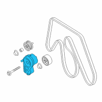 OEM 2016 Infiniti Q50 TENSIONER Assembly Auto Diagram - 11955-5CA0B