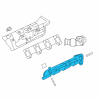 OEM 2012 Ford F-250 Super Duty Manifold Diagram - DC3Z-9431-A