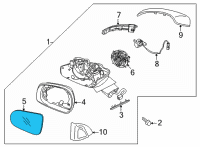 OEM 2021 Kia Sorento G/HOLDER Assembly-O/S Rr Diagram - 87611R5010