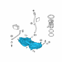 OEM BMW 330e Metal Fuel Tank Diagram - 16-11-7-455-790