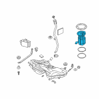 OEM 2018 BMW 330e Fuel Pump Diagram - 16-11-7-467-723