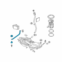 OEM 2018 BMW 330e Tension Strap Right Diagram - 16-11-7-365-002