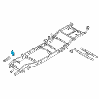 OEM 2017 Nissan Titan XD Bracket Assy-Member Mounting, LH Diagram - E5333-EZ0AA