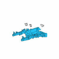 OEM 2006 Lincoln Mark LT Transmission Crossmember Diagram - 6L3Z-6A023-A