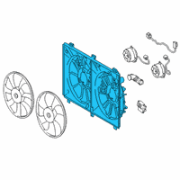 OEM 2020 Lexus IS300 Shroud, Fan Diagram - 16711-36240