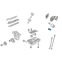 OEM GMC Envoy XL Oil Pressure Sending Unit Diagram - 12635957