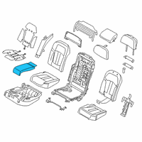 OEM 2022 BMW 740i xDrive Upholstery Element, Centre, Leather Diagram - 52-20-7-415-709