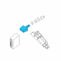 OEM 2020 Nissan NV3500 Tire Pressure Monitoring Sensor Unit Diagram - 40700-1PA0A