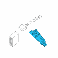 OEM Infiniti Antenna-Tire Pressure Diagram - 40740-EH10A