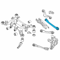 OEM BMW 840i Gran Coupe Rubber Mount Toe Arm, Left Diagram - 33-32-6-861-125