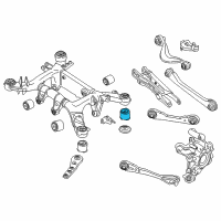 OEM 2022 BMW 530i RUBBER MOUNTING REAR Diagram - 33-31-6-860-418