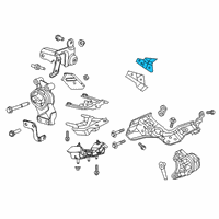 OEM Ram 1500 Bracket-Engine Mount Diagram - 68260021AB