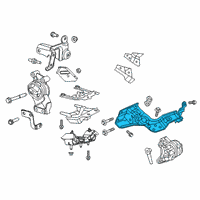 OEM 2019 Ram 1500 Bracket-Engine Mount Diagram - 68321773AB