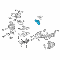 OEM 2021 Ram 1500 Bracket-Engine Mount Diagram - 68260019AB