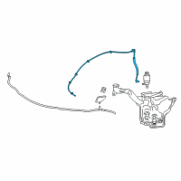 OEM Chevrolet Corvette HOSE ASM-HDLP WA PUMP Diagram - 23269936