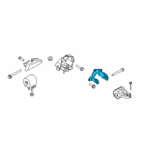 OEM Lincoln Navigator Mount Bracket Diagram - BL3Z-6038-E