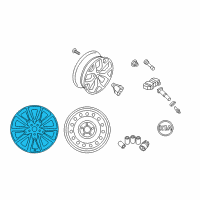 OEM 2016 Kia Sorento Wheel Assembly-Aluminum Diagram - 52910C5350