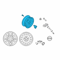 OEM 2017 Kia Sorento Wheel Assembly-Aluminum Diagram - 52905C5330