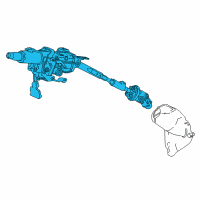 OEM 2017 Honda Accord Column Assembly, Steering Diagram - 53200-T2A-A22