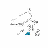 OEM 2011 Nissan Leaf Bulb Diagram - 26296-8991A