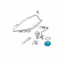 OEM 2016 Nissan Leaf Control Unit-Led Diagram - 26055-3NK5A