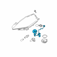 OEM 2014 Nissan Leaf Harness Assy-Headlamp Diagram - 26038-3NK5A