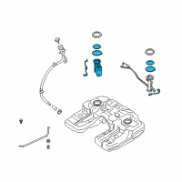 OEM 2010 BMW X5 Fuel Pump, Right Diagram - 16-11-7-324-296