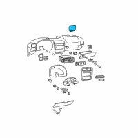 OEM 1997 Pontiac Firebird Body Control Module Assembly Diagram - 9353691