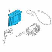 OEM 1998 BMW Z3 Basic Asc+T Control Unit Diagram - 34-52-1-164-320