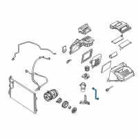 OEM 1998 Pontiac Sunfire Tube Asm-A/C Accumulator Diagram - 22638841