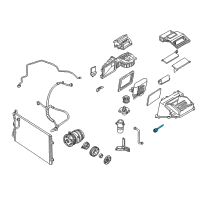 OEM 1995 Chevrolet Cavalier Actuator Asm, Mode Valve Diagram - 52477597