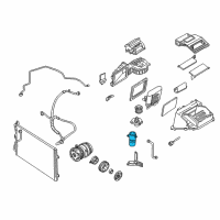 OEM 1999 Pontiac Sunfire Dehydrator Diagram - 1132850