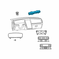 OEM 2012 Jeep Wrangler Switch-2 Gang Diagram - 4602566AK