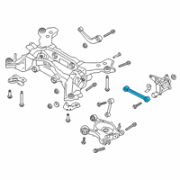 OEM 2015 Lincoln MKZ Trailing Arm Diagram - DG9Z-5K898-B