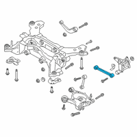 OEM Ford Fusion Trailing Arm Diagram - DG9Z-5K898-B