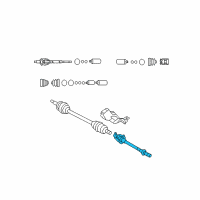 OEM 2010 Kia Rondo Bearing Bracket & Shaft Diagram - 495602G001