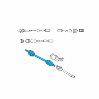 OEM Kia Rondo Joint Assembly-Cv RH Diagram - 495001D200