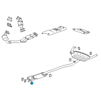 OEM Cadillac SRX Insulator Asm-Exhaust Front Pipe Diagram - 20927535