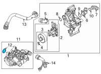 OEM BMW 530i O-RING Diagram - 11-53-9-468-021